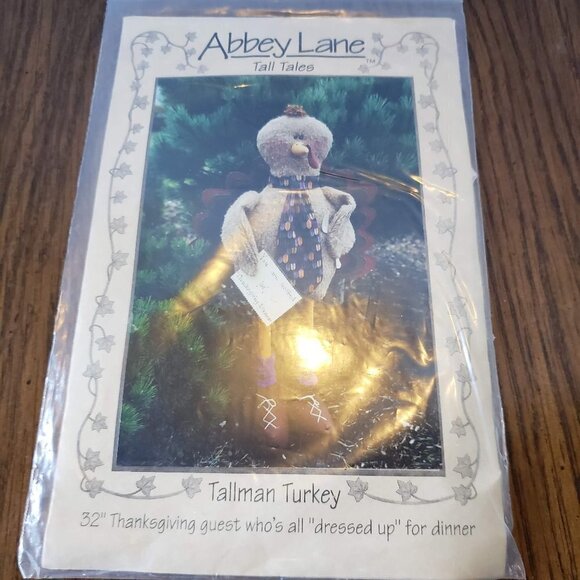 Abbey Lane Tallman Turkey 32 Inch Sewing Pattern - Picture 1 of 2